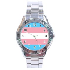 Transgender Pride Flag Stainless Steel Analogue Watch by lgbtnation