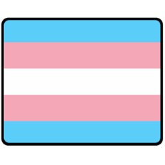 Transgender Pride Flag Double Sided Fleece Blanket (medium)  by lgbtnation