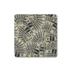 Hundred Dollars Square Magnet by snowwhitegirl