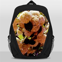 Yellow-pink Snowballs Backpack Bag by okhismakingart