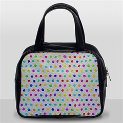 Social Disease - Polka Dot Design Classic Handbag (two Sides) by WensdaiAmbrose