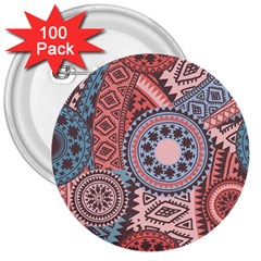 Print 3  Buttons (100 Pack)  by Sobalvarro