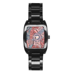 Print Stainless Steel Barrel Watch by Sobalvarro