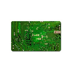 Background Green Board Business Magnet (name Card) by Pakrebo