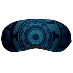 Technology Background Binary Sleeping Mask by Pakrebo