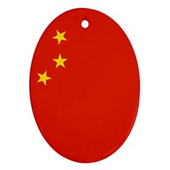 China Flag Oval Ornament (two Sides) by FlagGallery