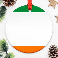 Flag Of Ireland Irish Flag Ornament (round) by FlagGallery