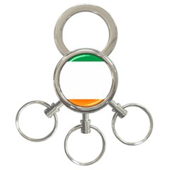 Flag Of Ireland Irish Flag 3-ring Key Chain by FlagGallery