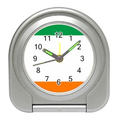 Flag Of Ireland Irish Flag Travel Alarm Clock by FlagGallery