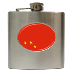 Chinese Flag Flag Of China Hip Flask (6 Oz) by FlagGallery