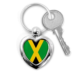 Jamaica Flag Key Chain (heart) by FlagGallery