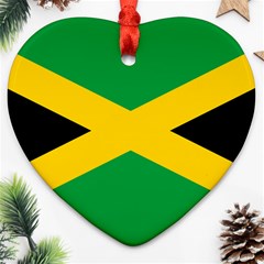 Jamaica Flag Heart Ornament (two Sides) by FlagGallery