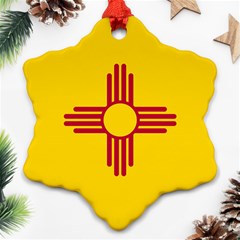 New Mexico Flag Ornament (snowflake) by FlagGallery