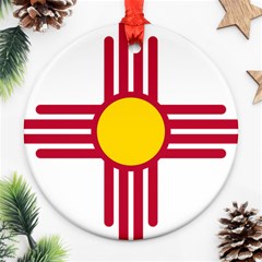 New Mexico Flag Ornament (round) by FlagGallery