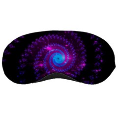 Fractal Spiral Space Galaxy Sleeping Mask by Pakrebo