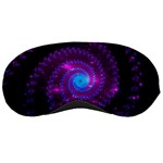 Fractal Spiral Space Galaxy Sleeping Mask Front