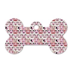 Graphic Seamless Pattern Pig Dog Tag Bone (two Sides) by Pakrebo