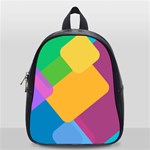 Geometry Nothing Color School Bag (Small) Front