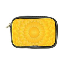 Wave Lines Yellow Coin Purse by HermanTelo