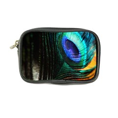 Green And Blue Peacock Feather Coin Purse by Pakrebo