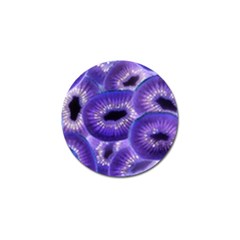 Sliced Kiwi Fruits Purple Golf Ball Marker (4 Pack) by Pakrebo