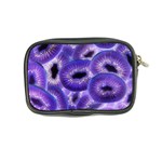 Sliced Kiwi Fruits Purple Coin Purse Back