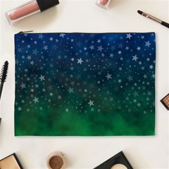 Background Blue Green Stars Night Cosmetic Bag (xl) by HermanTelo