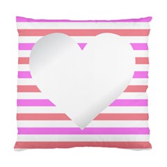 Love Heart Valentine S Day Standard Cushion Case (two Sides) by HermanTelo