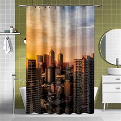 View Of High Rise Buildings During Day Time Shower Curtain 48  X 72  (small)  by Pakrebo