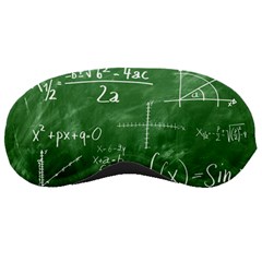 Mathematics Green Sleeping Mask by snowwhitegirl