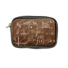 Mathematics Brown Coin Purse by snowwhitegirl