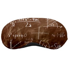 Mathematics Brown Sleeping Mask by snowwhitegirl