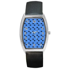 Blue Eyes Barrel Style Metal Watch by snowwhitegirl