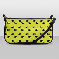 Yellow Eyes Shoulder Clutch Bag by snowwhitegirl