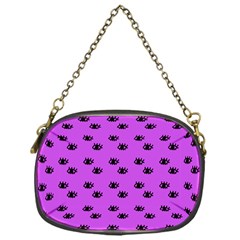 Purple Eyes Chain Purse (one Side) by snowwhitegirl