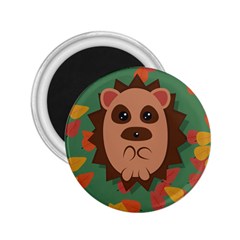 Hedgehog Animal Cute Cartoon 2 25  Magnets by Sudhe