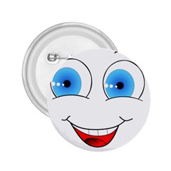 Smiley Face Laugh Comic Funny 2 25  Buttons by Sudhe