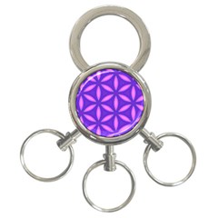 Purple 3-ring Key Chain by HermanTelo