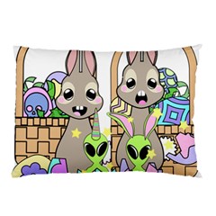 Graphic Kawaii Bunnies Pillow Case by Sudhe