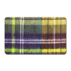 Yellow Plaid Flannel Magnet (rectangular) by snowwhitegirl