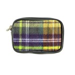 Yellow Plaid Flannel Coin Purse Front