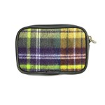 Yellow Plaid Flannel Coin Purse Back