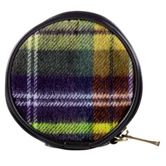 Yellow Plaid Flannel Mini Makeup Bag by snowwhitegirl