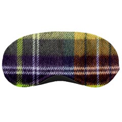 Yellow Plaid Flannel Sleeping Mask by snowwhitegirl