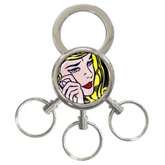 Retro 3-ring Key Chain by jmujunen