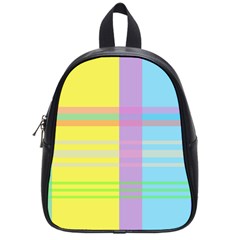 Easter Background Easter Plaid School Bag (small) by Simbadda