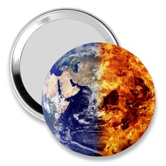 Earth World Globe Universe Space 3  Handbag Mirrors by Simbadda