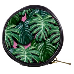 Painting Leaves Tropical Jungle Mini Makeup Bag by Simbadda