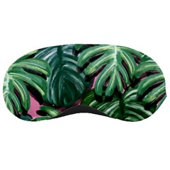 Painting Leaves Tropical Jungle Sleeping Mask by Simbadda