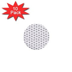 Cycling Motif Design Pattern 1  Mini Buttons (10 Pack)  by dflcprintsclothing